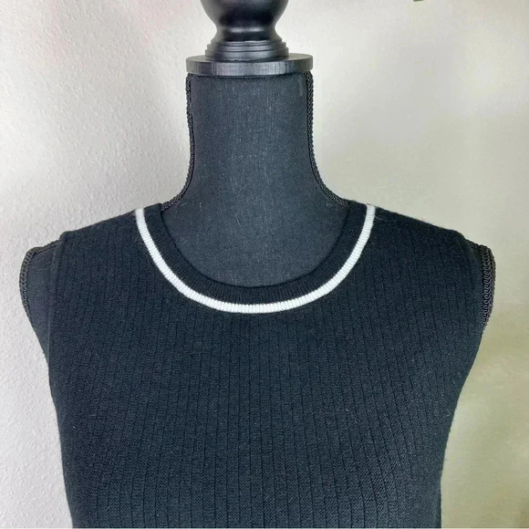 Athleta Women’s Black “On The Town” Sleeveless Sweater Tunic Size Medium - Picture 12 of 13